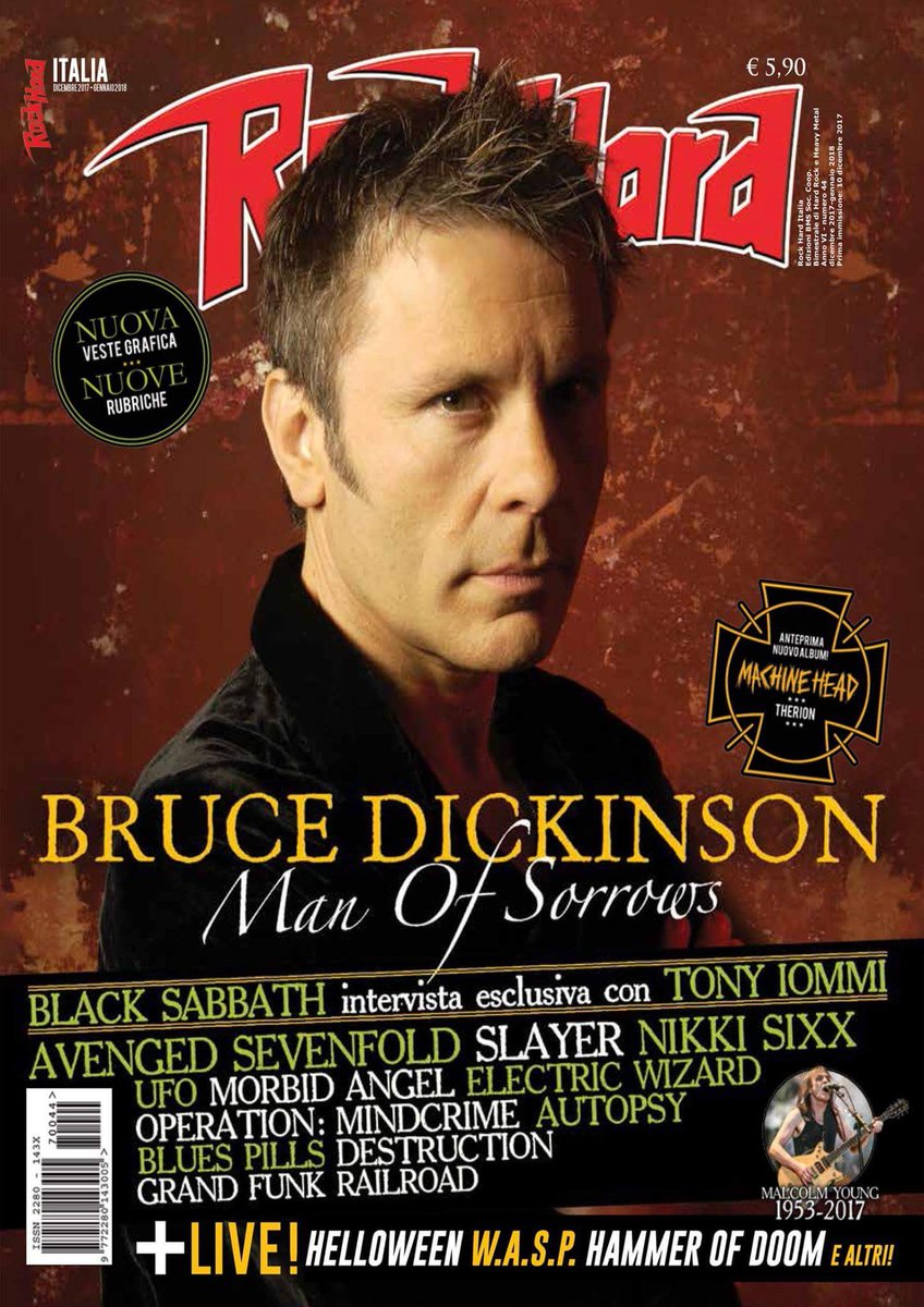 loraxband's tweet photo. Sul nuovo numero in edicola di #RockHard la recensione di #Sottovoce de #LOraX. Sul numero che uscirà a gennaio l’intervista a Gabriele (@funk_norris)! #Support #LoveWins https://t.co/5WcG9MfSpg