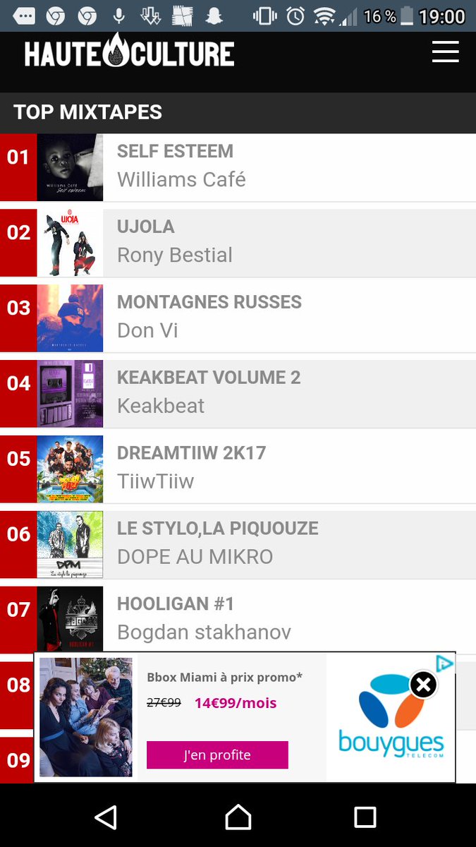 45CC_Officiel's tweet photo. 2ème du top Mixtape grâce à vous mes Loups 🐺 🔥
La Mixtape toujours en téléchargement gratuit ➡ https://t.co/EISRP0wbj1 @HauteCulture https://t.co/7qM4WGbC47