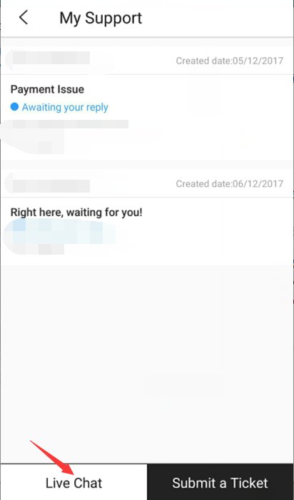 SheIn_Help's tweet image. For app users please follow the steps below to get online help👇