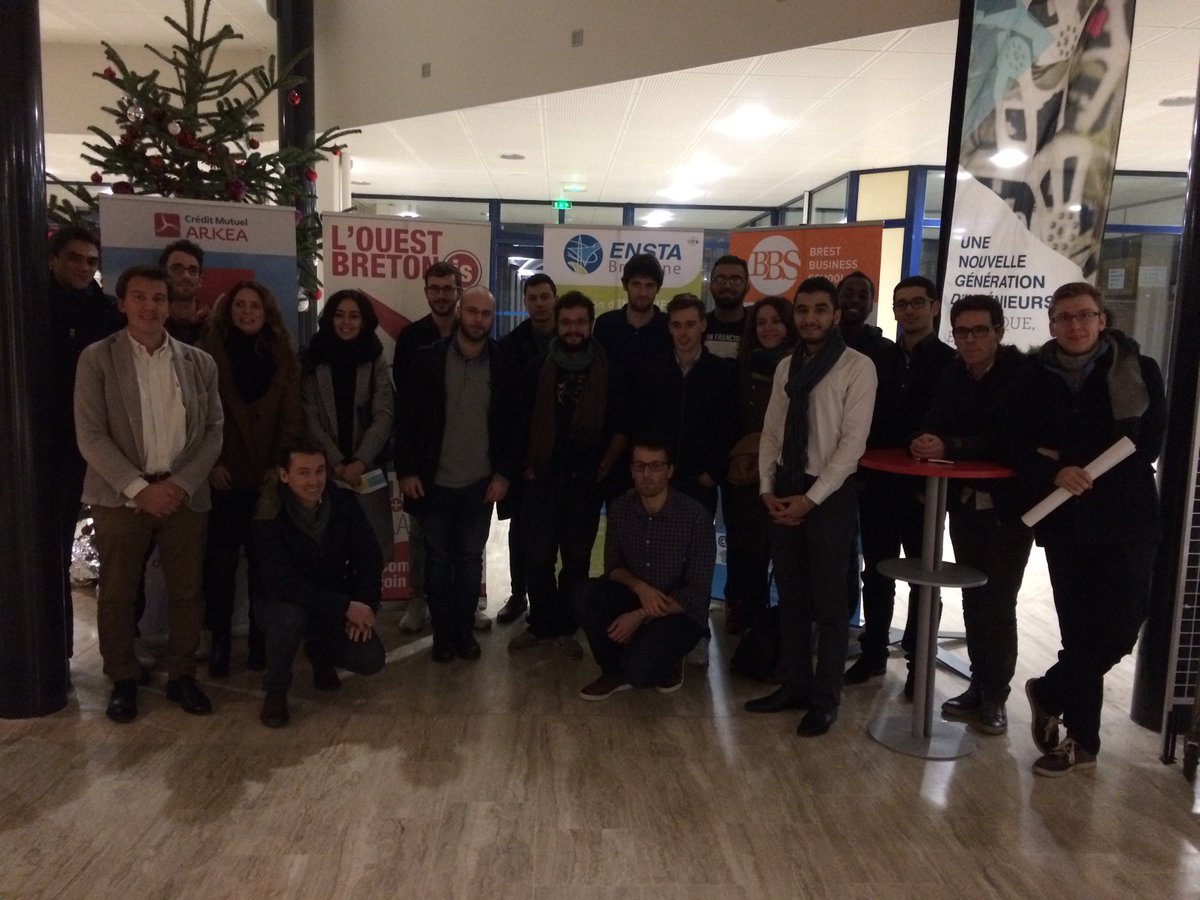 IMTAincubateur's tweet photo. finale #IJIN pitch battle inter écoles #entrepreneuriat #brest avec les incubateurs @ENSTABretagne @BrestBS @IMTAtlantique en partenariat avec @cmarkea @FTBrestPlus PIA GO&amp;CIE https://t.co/x8nODgh8I3