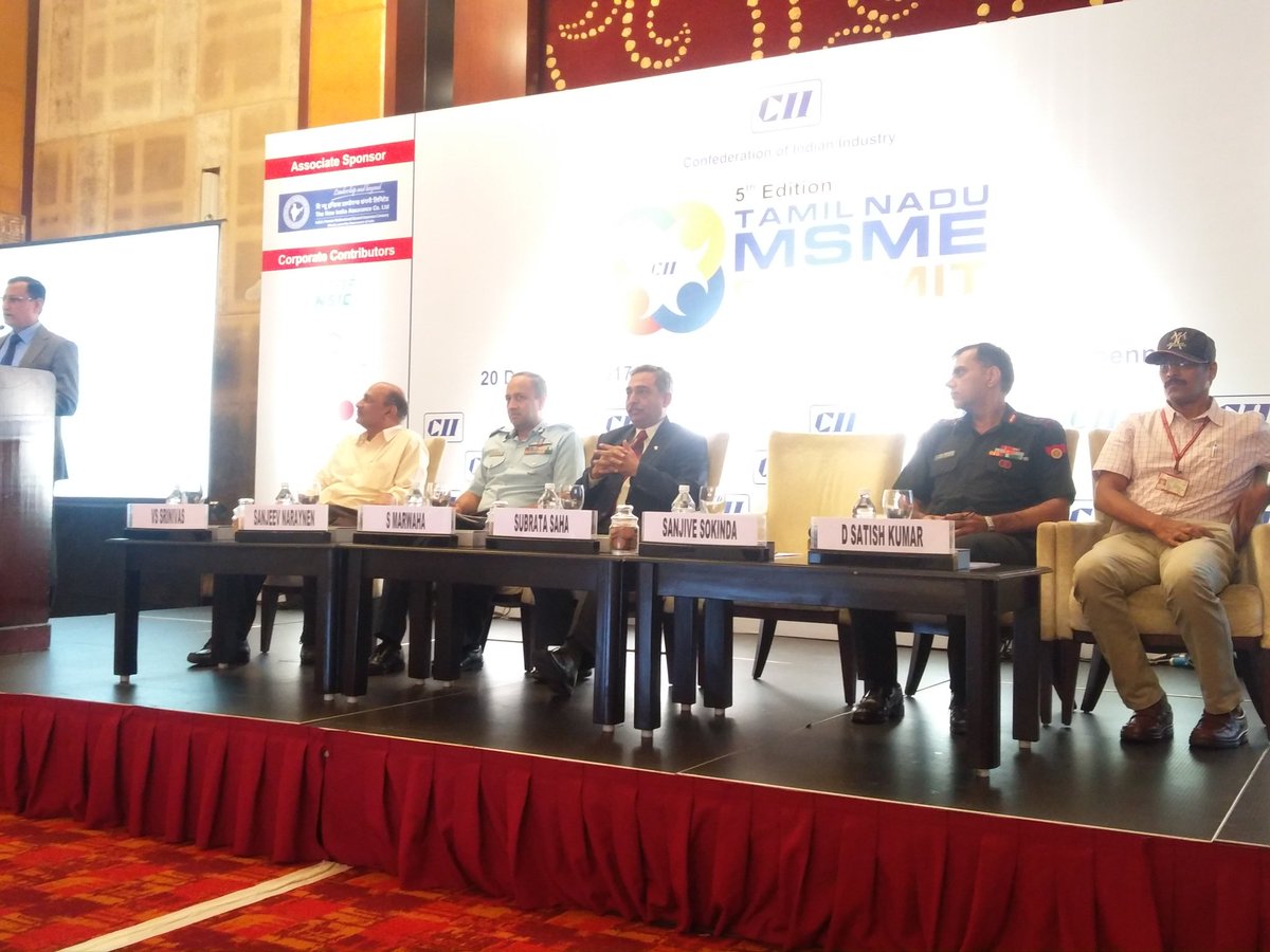 SoumyaTS3's tweet photo. Opportunities for MSME in Defence Sector
#MSME
#TNMSME
#CIIMSMESUMMIT
#HAL #ARMY #NAVY #AIRFORCE#HVF https://t.co/Y0DTu9wxP0