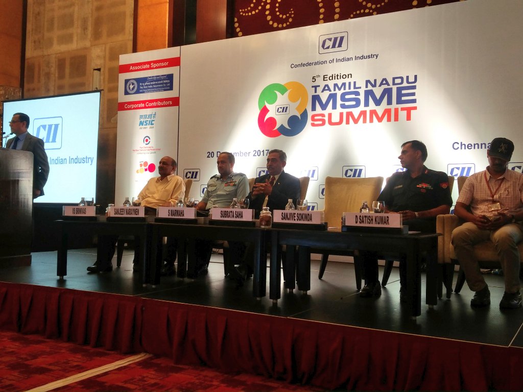 SoumyaTS3's tweet photo. Opportunities for MSME in Defence Sector
#MSME
#TNMSME
#CIIMSMESUMMIT
#HAL #ARMY #NAVY #AIRFORCE#HVF https://t.co/Y0DTu9wxP0