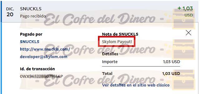 CofreDelDinero's tweet photo. 🆕 Nuevo pago SKYLOM
💰 1$ vía PayPal for the saca
🌟 De los creadores de #Baymack y #Snuckls
📹 Gana dinero viendo vídeos
🎁 Sorteo cada 60 segundos
🔑 Registro 🔗 https://t.co/1meRLm5xi4
➡️ Toda la INFO 🔗 https://t.co/4wIOplfoyD https://t.co/cN2YcAGtqM