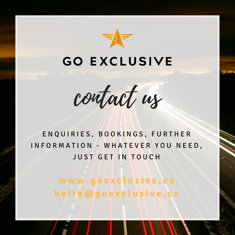 Go Exclusive. We are your one stop shop to #luxurytravel #privatechauffeurs #wirral