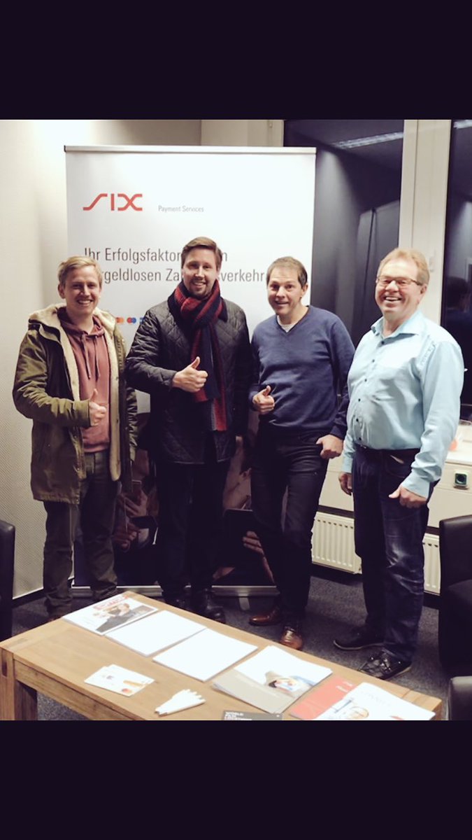 Tobias_Siltmann's tweet photo. Gute Gespräche mit unserem Partner #sixpayment #bargeldlos #plugin #cashless #uniorg #sap #sapcustomercheckout https://t.co/4q2WKxU2uM