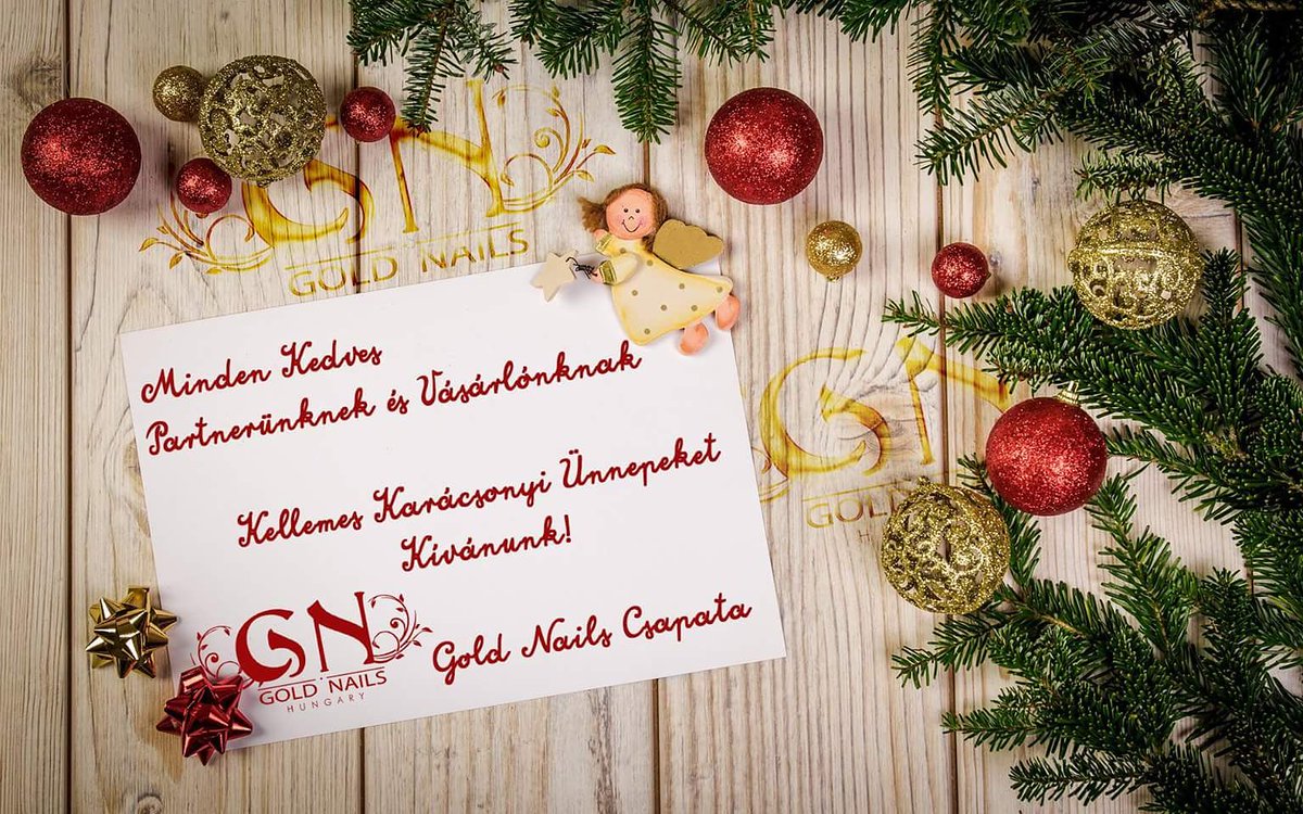 GoldNailsEurope's tweet photo. 🎄💅Minden kedves Partnerünknek és Vásárlónknak kellemes karácsonyi ünnepeket kívánunk! 😊🎄#GoldNails csapata #karácsony #ünnep  #wewishyouamerryxmas #nailartproducts #christmas #BoldogKarácsonyt https://t.co/KJBnXyROUy