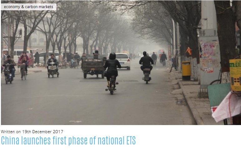 "China launches first phase of national #ETS": 
#Chinese #government on Tuesday (Dec. 19) released details about the start of the long-awaited #national #carbon trading scheme -
Read more on #climateobserver
climateobserver.org/china-launches…