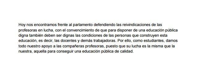 TwitdelMAE's tweet photo. A las 11 nos concentraremos frente al Parlamento. 
Aquí nuestro comunicado de apoyo a las docentes del PDI.
             
             ¡La lucha sirve! https://t.co/SgSi8NWpjJ