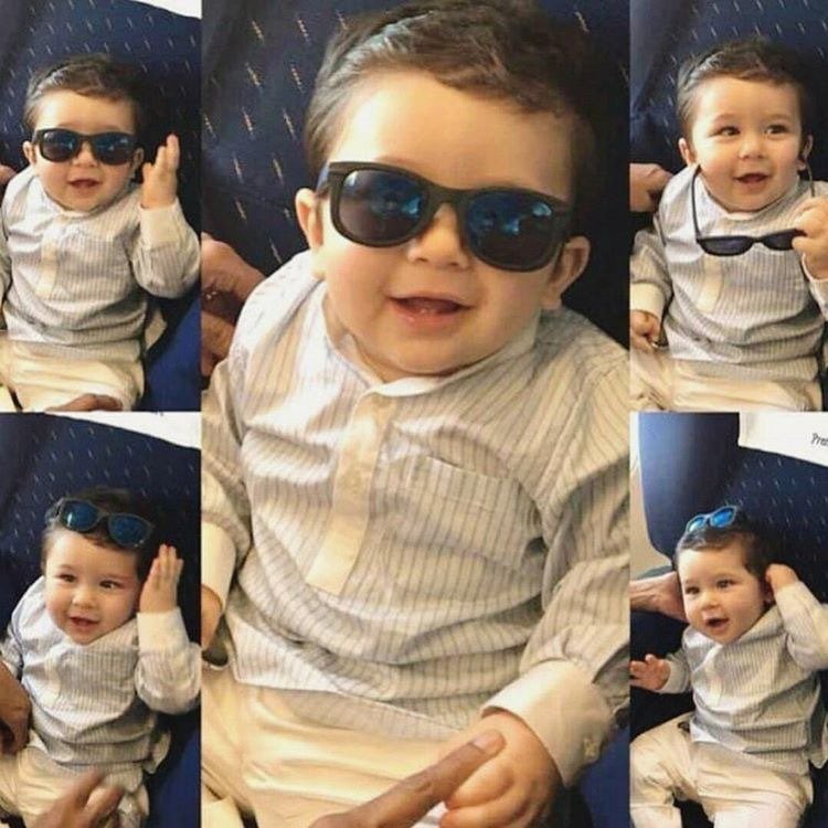 filmfare's tweet photo. #Taimur gets it from his mommy and daddy! https://t.co/UPhuLXzhBw