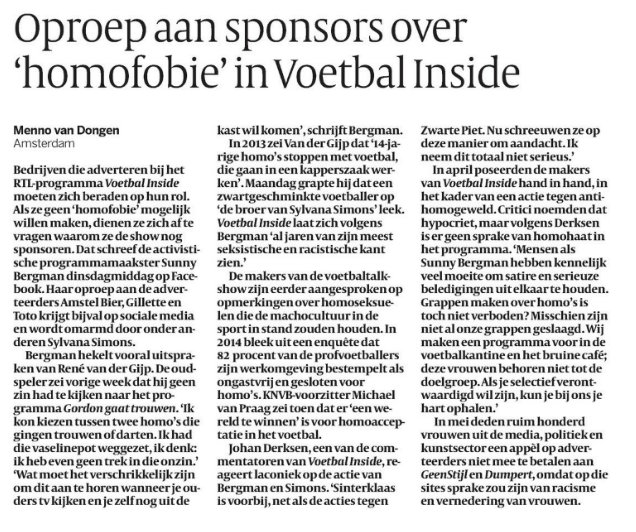 020Vinny's tweet photo. Wanneer de ene programmamaker probeert de andere te censureren en zelfs van het scherm te halen, dan is het einde zoek. De intolerantie van Sunny Bergman kent geen grenzen. Zelfs satire moet eraan geloven. #gedachtenpolitie https://t.co/jUc6jv3cVo