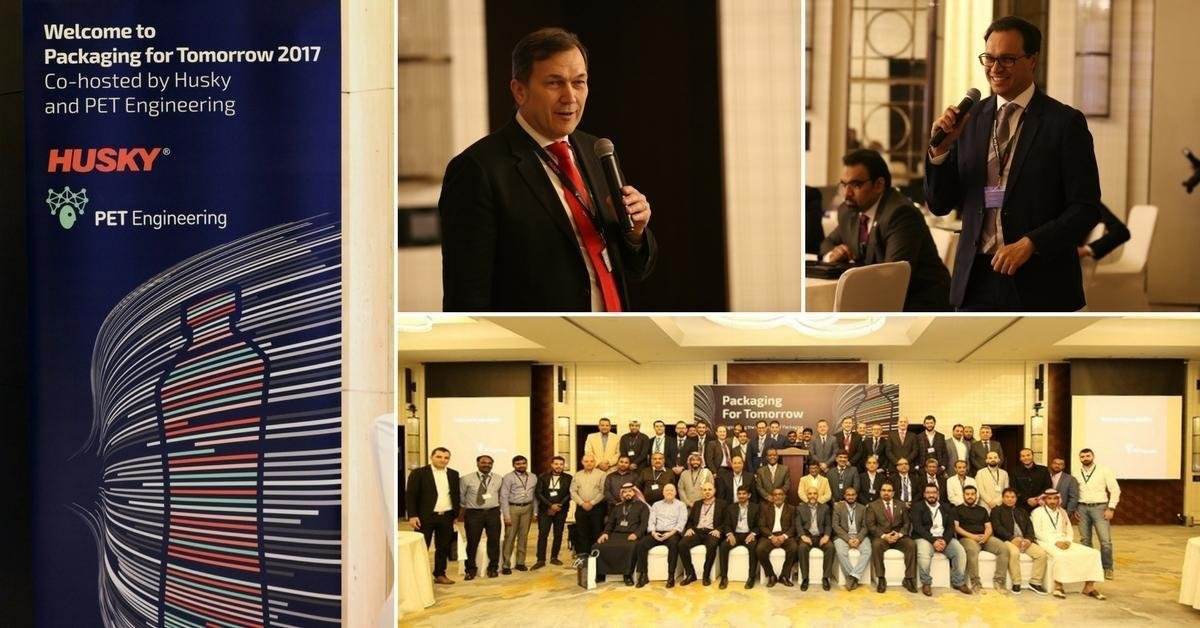 petengineering's tweet photo. Last week, more than 60 visitors attended our #PackagingForTomorrow conference co-hosted with our partner @HuskyIMS in Riyadh, Saudi Arabia. Thanks for joining us! More event photos in @HuskyIMS's Facebook Album: https://t.co/1zY5eLenVt #packaginginnovators https://t.co/5It5g5Nn2S