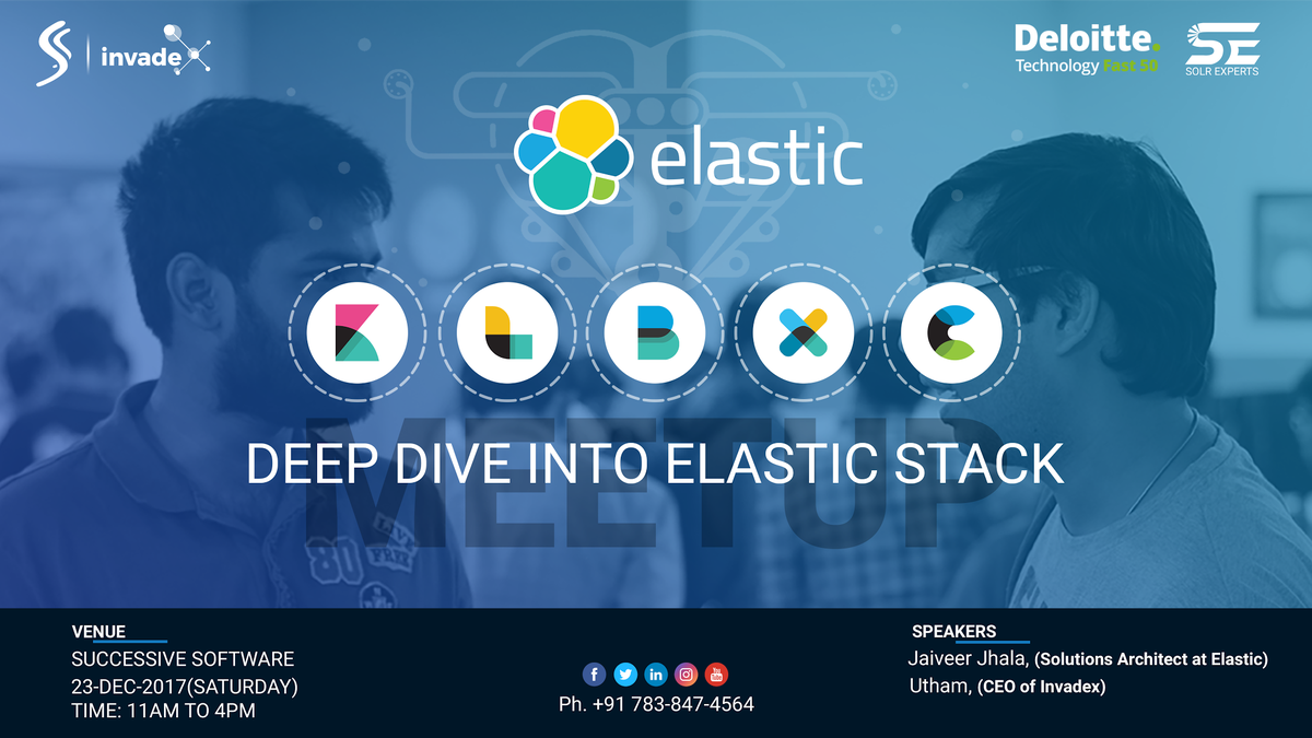 solrexperts1's tweet photo. We are organising a meetup. 
Put your doubts to rest, a solutions architect from Elastic would resolve all of them. 

Don't miss out on this opportunity. 

Meetup Link: https://t.co/EWxeCB0sQN

#Elastic #Cloud #SuccessiveSoftware #Invadex #Kibana #Xpack #beats #logstash https://t.co/PRPnb7AQbo