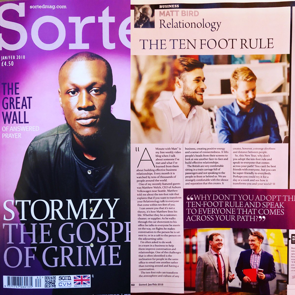 Relationology's tweet photo. Why don’t you adopt the ten-foot rule and speak to everyone that comes across your path?

#Relationology = #Business #Growth #Performance #Culture #Transformation #Relationships

#WednesdayWisdom #TheApprentice ice #MatthewWelch @Stormzy1 @SortedMagazine @WHSmith https://t.co/wt4Y5VxZrh