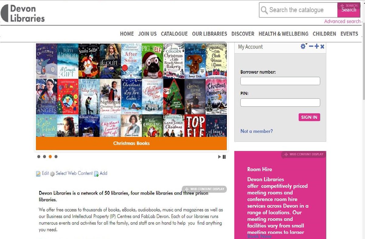 LibrariesUnLtd's tweet image. Our exciting new @DevonLibraries website is live! Visit devonlibraries.org.uk to browse the catalogue and login with your existing borrower number and PIN to manage your account or reserve + renew items. Don't forget to take a look at the ebooks + magazines too #lovelibraries