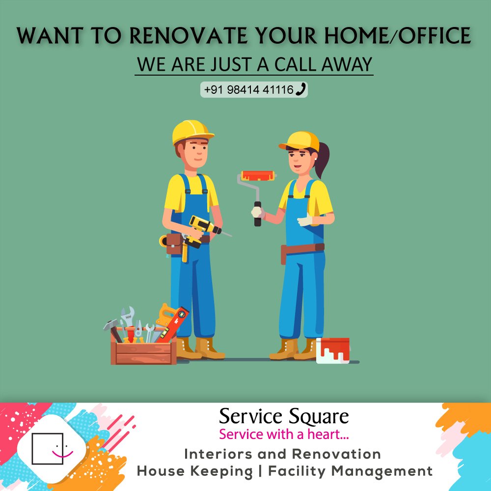 babuvincent's tweet photo. Want to renovate your home/office we are just a call away
#Interiors #Renovation #HouseKeeping #FacilityManagement https://t.co/rr2SnQSEhe