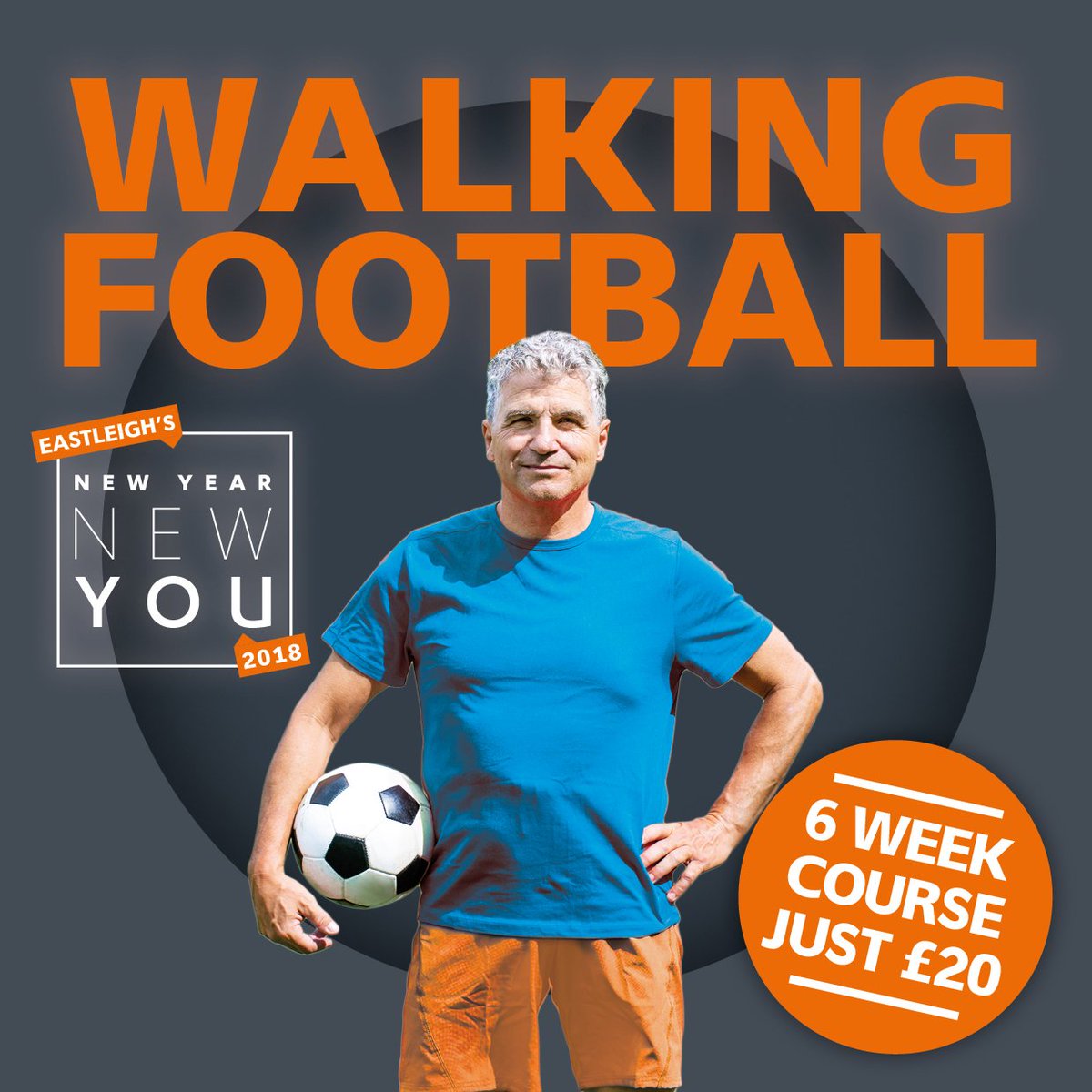 SportHealthEBC's tweet photo. Walking Football is launching at @PL_Eastleigh with #NewYearNewYou It's never too late to get active! Re-connect with a sport you once loved this January - https://t.co/ujVNd13VO7  #Eastleigh #Walking https://t.co/m0E1sDmXvp