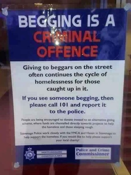 carolJhedges's tweet photo. Two responses. You choose. "Homelessness in England" #ToryBritain https://t.co/1lXDGHj25x