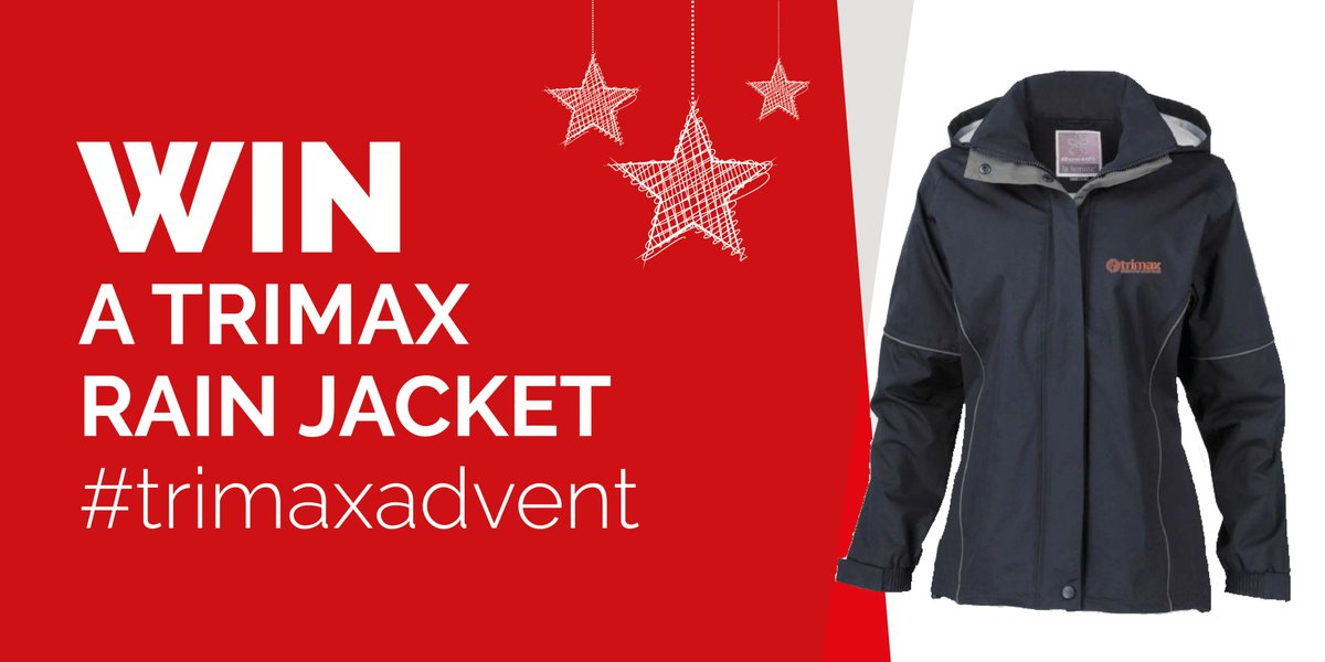 TrimaxMowers's tweet photo. Day 20. You’ll be singing in the rain with this Trimax waterproof. Simply like and RW #trimaxadvent for your chance to win! https://t.co/gAiiEnxbjz