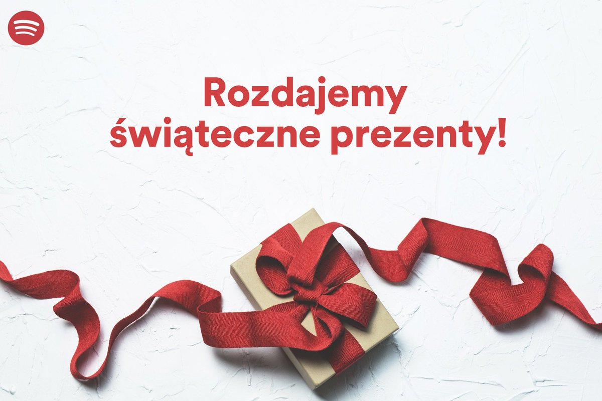 SpotifyPoland's tweet photo. Święta tuż, tuż! 🎄 Z tej okazji mamy do rozdania 10 kodów na 3 miesiące do Spotify Premium! Wystarczy, że RT do końca dnia i kod jest Wasz! 😉 #presents #SpotifyPremium https://t.co/4qs0lGbFOw