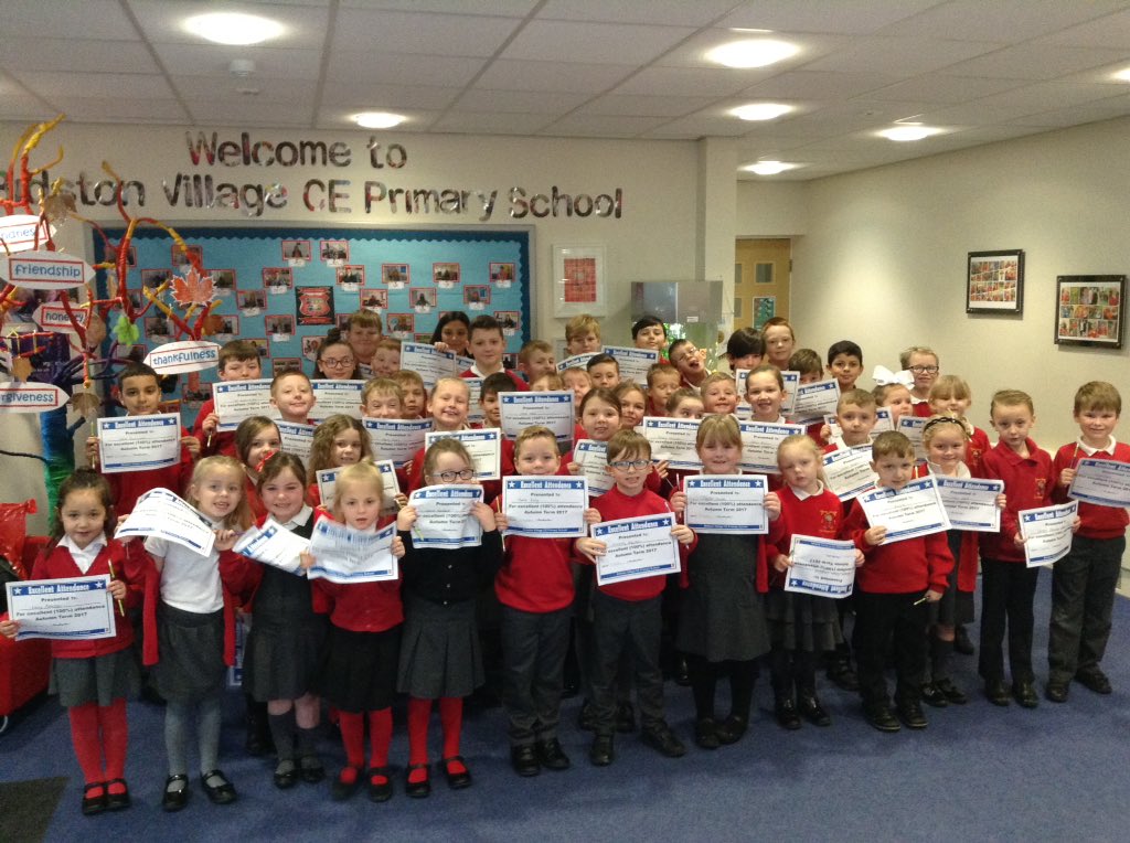 bidstonvillage's tweet photo. 100% Attendance Winners. What a fantastic effort! https://t.co/JDVR6pQJcI