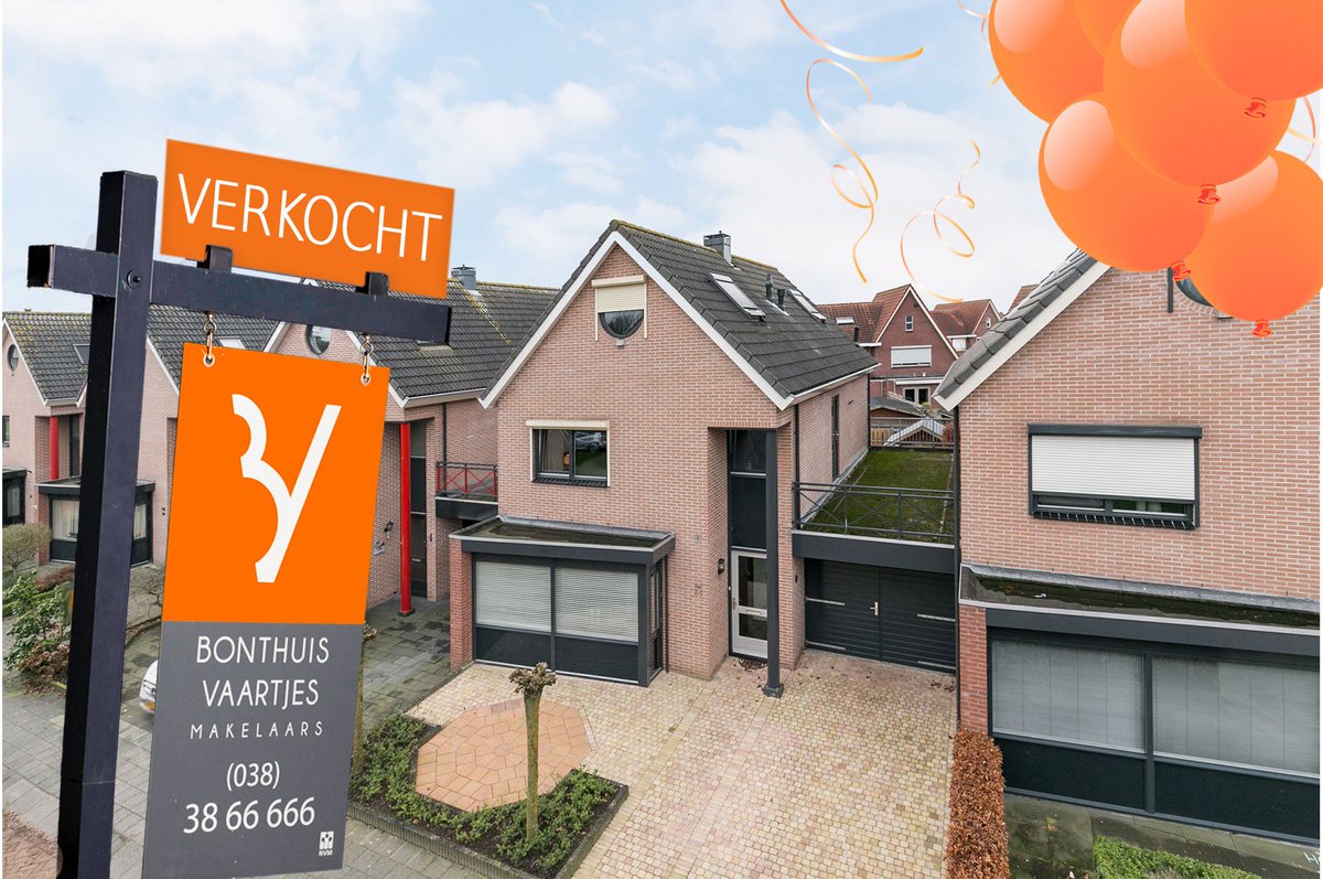 Ook deze verkopers van de Prikker 32 in #Genemuiden maakten gebruik van ons netwerk van woningzoekenden - binnen 2 weken vonden wij de kopers, gefeliciteerd 🍾
