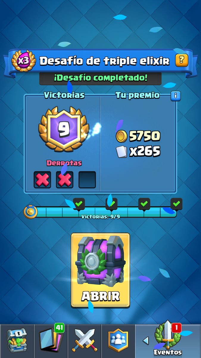 jawiliko's tweet photo. Desafío completado #clashroyale #tripleelixir https://t.co/WnrDeOR3gp