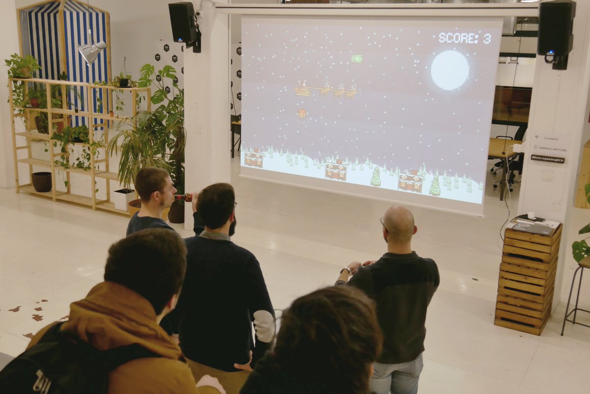 retrogamingbcn's tweet photo. Thank you guys for coming last night! We hope you enjoyed! 
Thank you @Gamebcn for supporting us and @IronhackBCN for making us feel at home :)
We are already thinking in our next activity! Want to collaborate with us ---> https://t.co/CRaN4OfqZP https://t.co/o5A07xGoHB