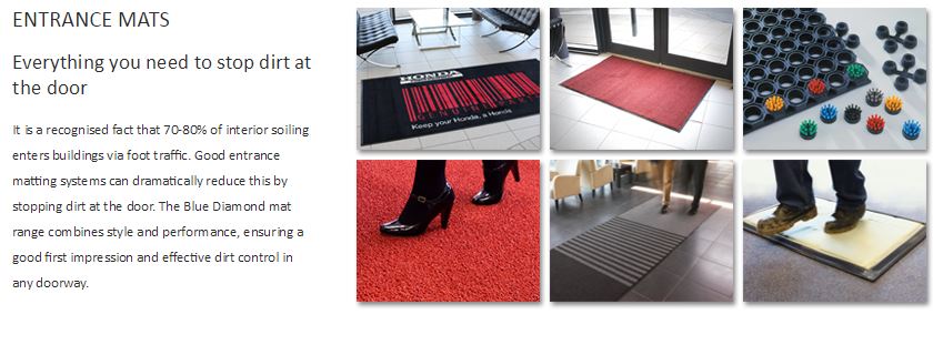 Blue_DiamondUK's tweet photo. #BlueDiamond    ENTRANCE MATS - Everything you need to stop dirt at the door. Contact: T: 01779 841899  E: sales@bluediamond.uk.com https://t.co/LaJlWFbvge
