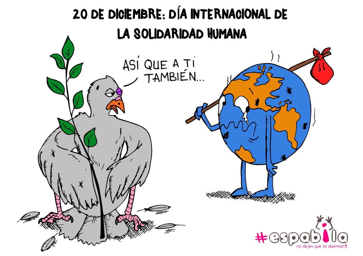 #FelizMiercoles 20 de Diciembre: Día Internacional de la #SolidaridadHumana... Una #JornadadeReflexión más allá de las #Urnas y de #CatalunaEnJuegoESP. #Espabila!