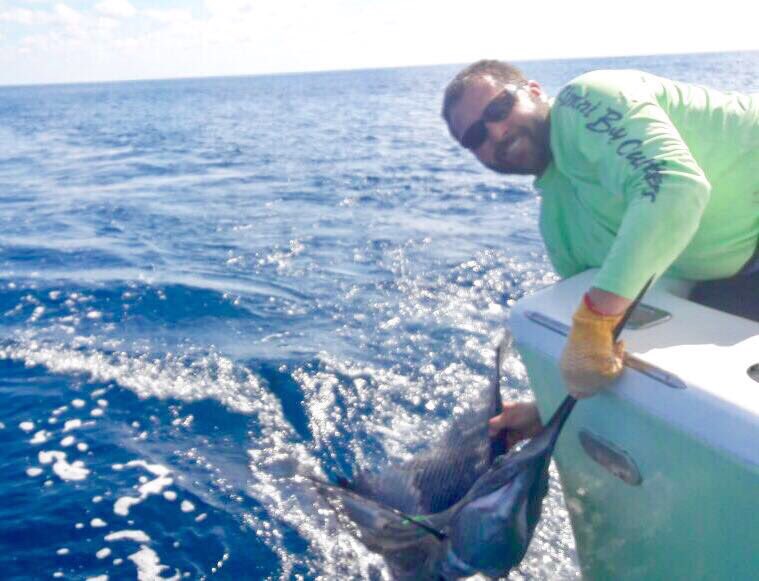 Jackpot_Fishin's tweet image. Another fantastic day Offshore Fishing in Quepos today aboard GOOD DAY, with our group catching:

1 Blue Marlin est 150lb
1 Sailfish
3 Yellow Fin Tuna 80lb, 70lb, 40lb
And 1 Dorado

A pretty perfect day on the water by anyone's standards!  Back out there tomorrow!