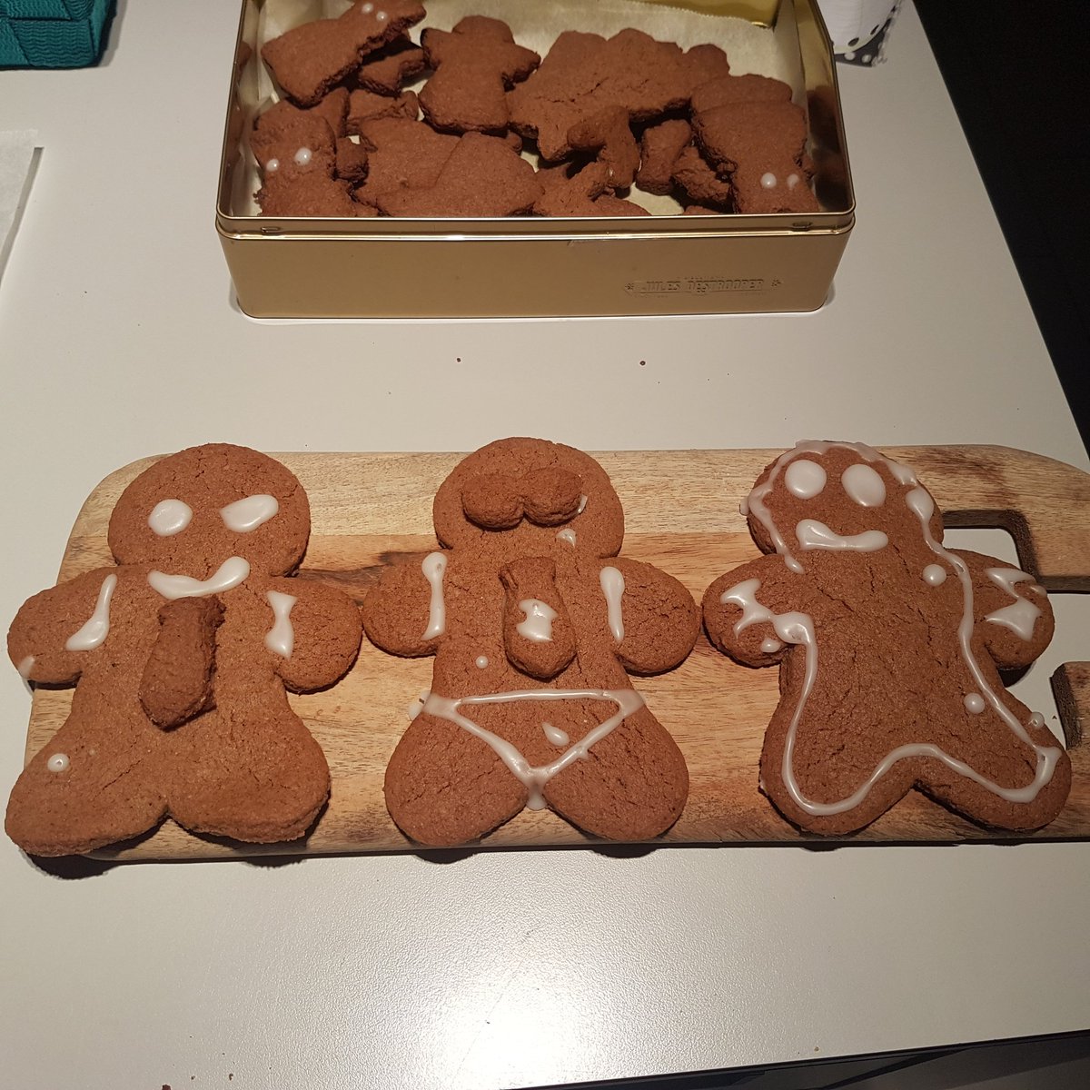 Pap ik wil koekjes bakken! Oké oké oké maar dan wel lekker en leuk... #gingerbread