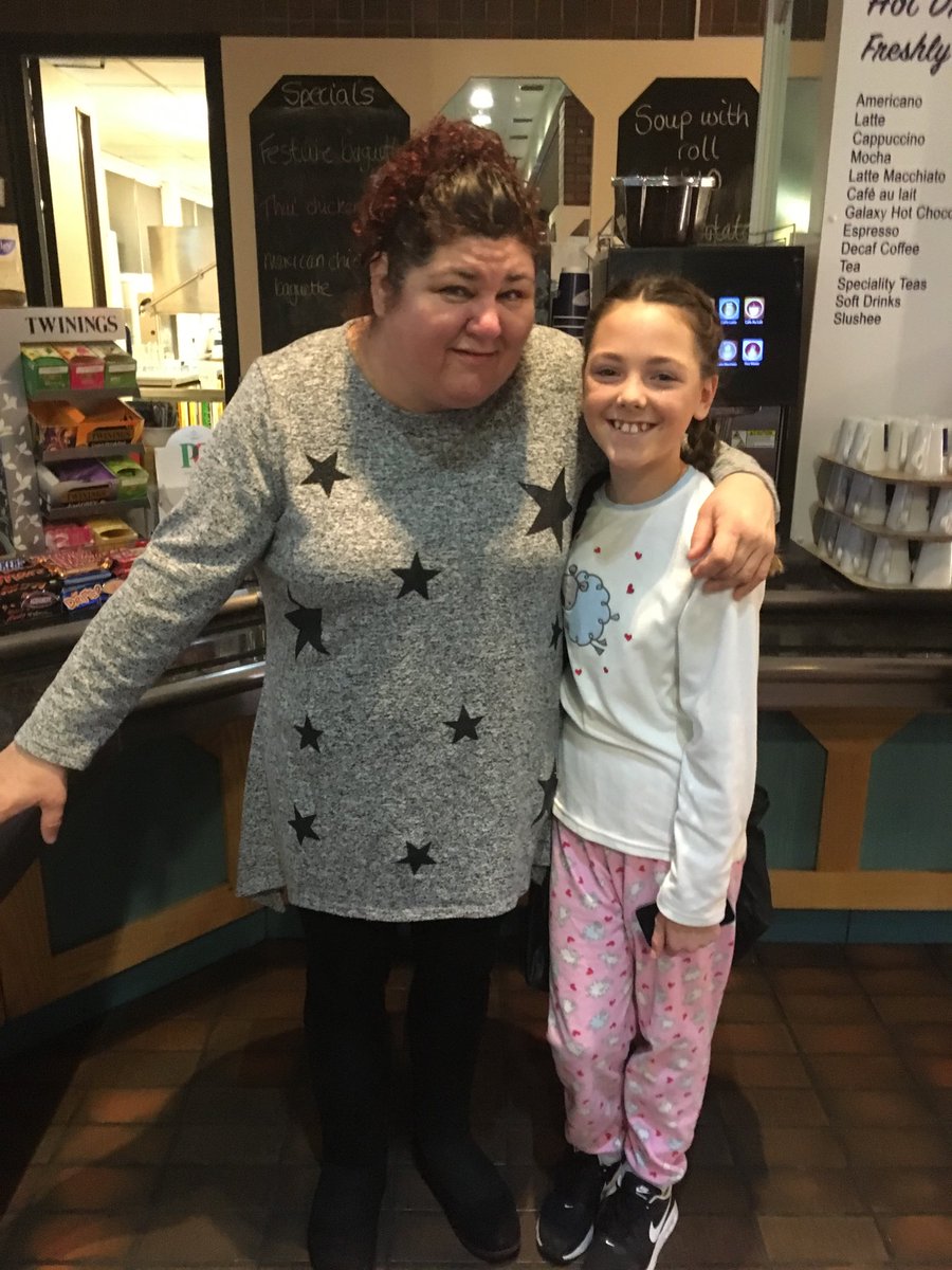 Tracysindall's tweet photo. Lovely lovely lady she gave Freya a lovely prep talk this morning and made her feel very special Thank you x @cherylfergison1 https://t.co/Bqq55U3sgD