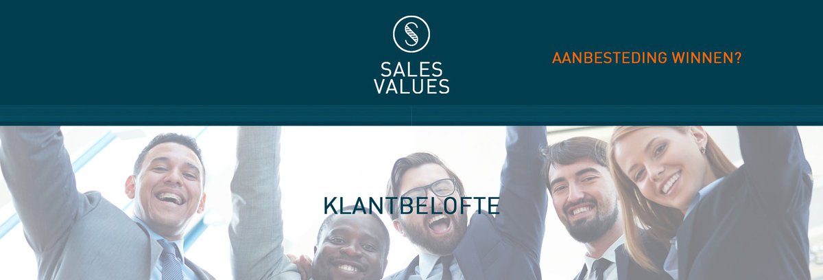 SalesValues's tweet image. Hoe gaan wij bij Sales Values om met klantbelofte? En hoe kun jij de klant de gewenste grip op inzet en beoogde prestaties geven? Lees ons nieuwe artikel! bit.ly/2ksvrny #Aanbesteding #Sales #Winnen