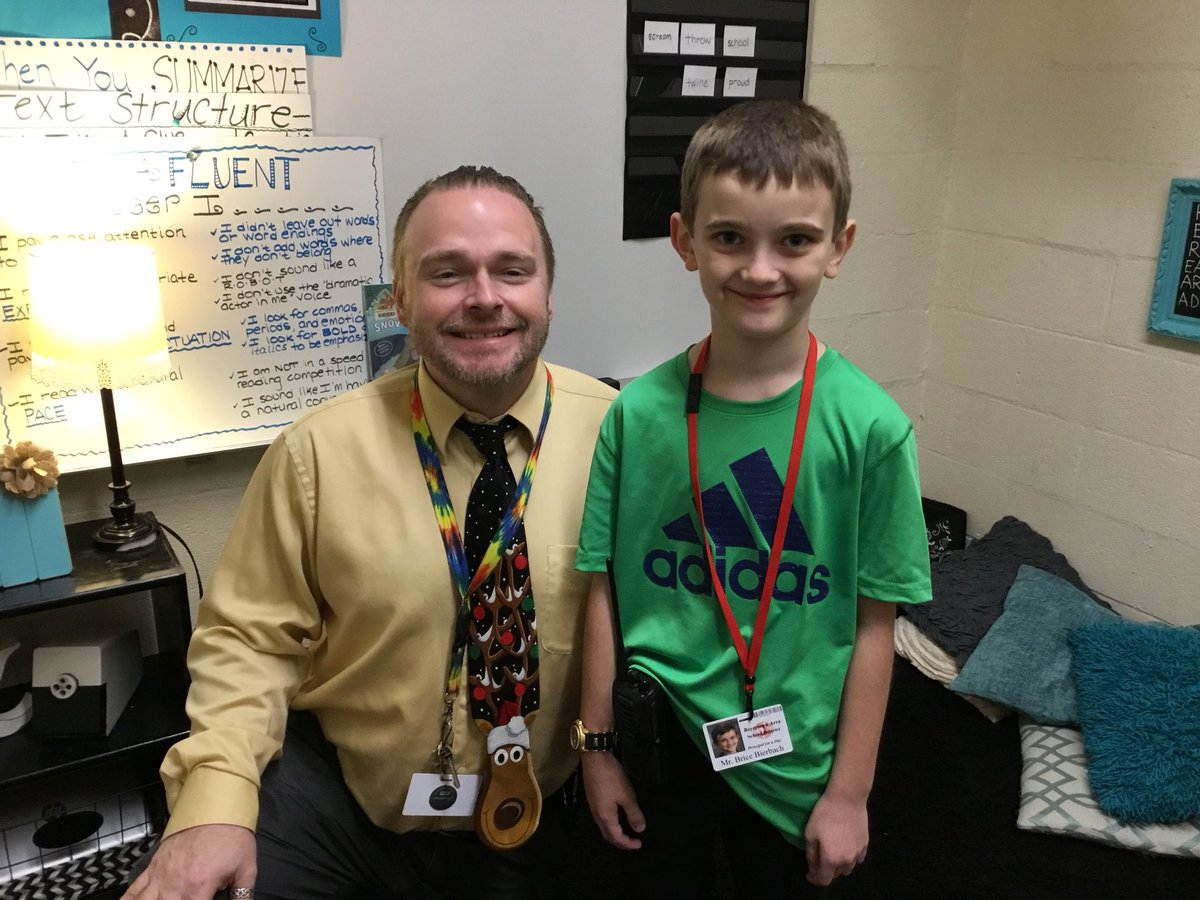 Colebrookdale's tweet photo. Principal Bierbach and Principal Stoudt ready for action. #BASDPride # PRIDEofCES. https://t.co/Ot9AY4edjB