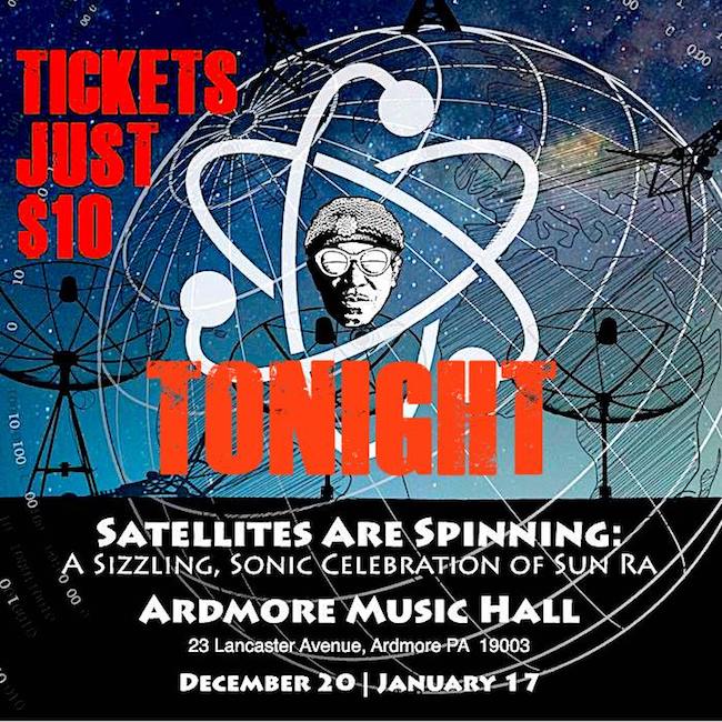 PHLJazzProject's tweet photo. TONIGHT @ArdmoreMusicPA / Satellites Concert #2 w/ @SunRaUniverse member @DMHotep / Tickets: Just $10!!! / Available at: https://t.co/YhTDyXfnbI / Get your spot on the Mothership now! #SunRa #SpinSatellitesSpin #SaudahAlAkbar #TaraMiddleton #Bethlehem #AlexaGold #DMHotep https://t.co/6dLZkqTHTd