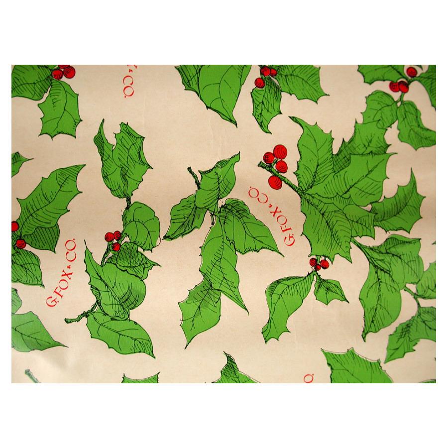Do you remember getting gifts in this paper? Between 1960 and 1975 G. Fox &amp; Co. used this paper to gift wrap in the store.