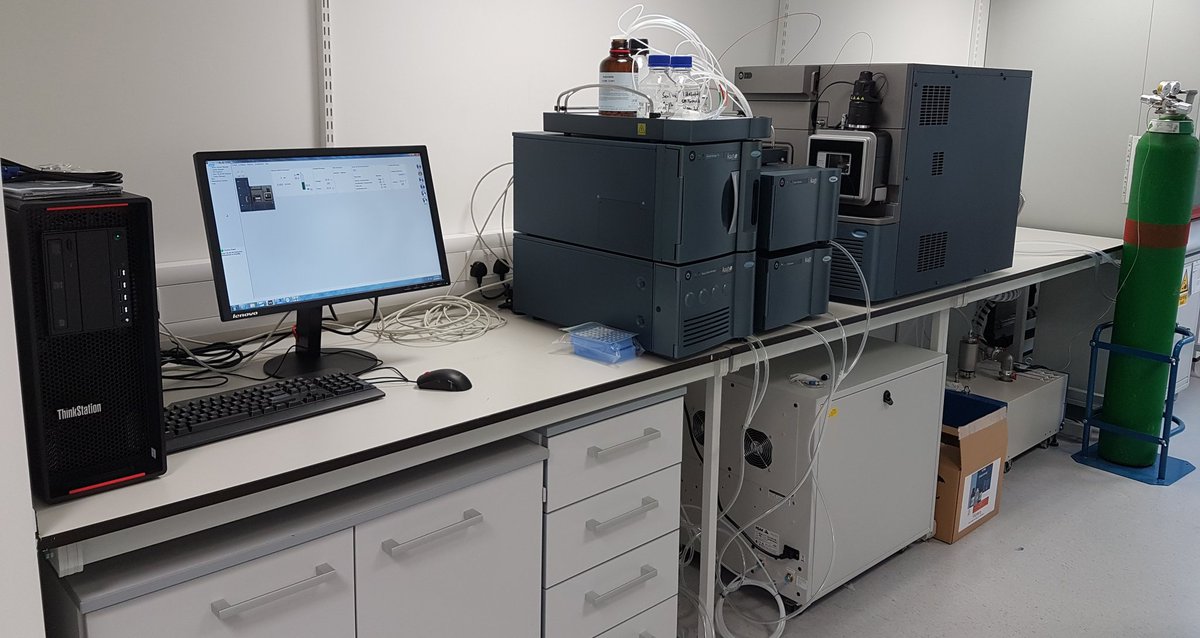 TotalScientific's tweet photo. The @WatersCorp Xevo is coming along nicely in its setup phase. Mike, our #massspec manager is looking forward to performing some of our client's projects on the #LCMS in 2018 https://t.co/dNb5xArIVA