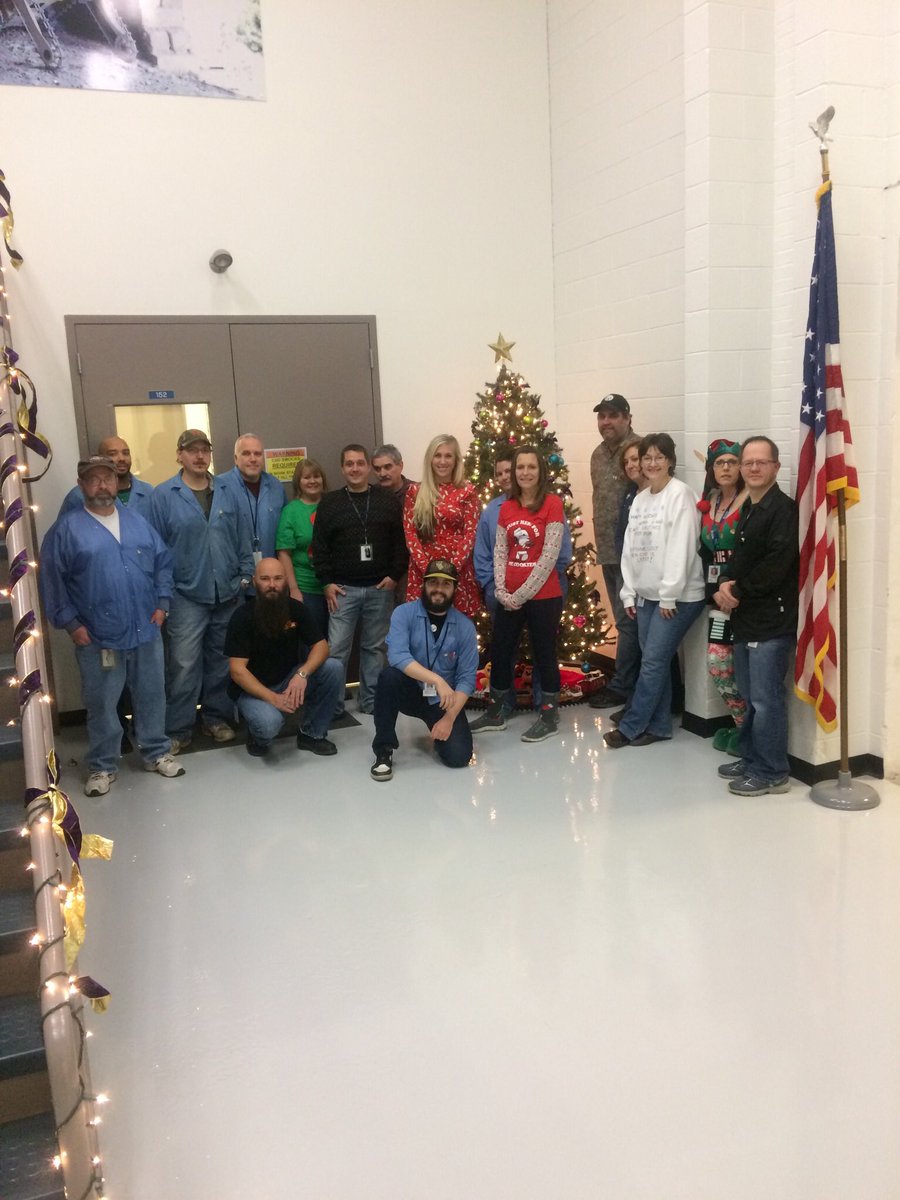 pchs1987's tweet photo. Work family #UglySweaterDay https://t.co/1l2n4ltkJP