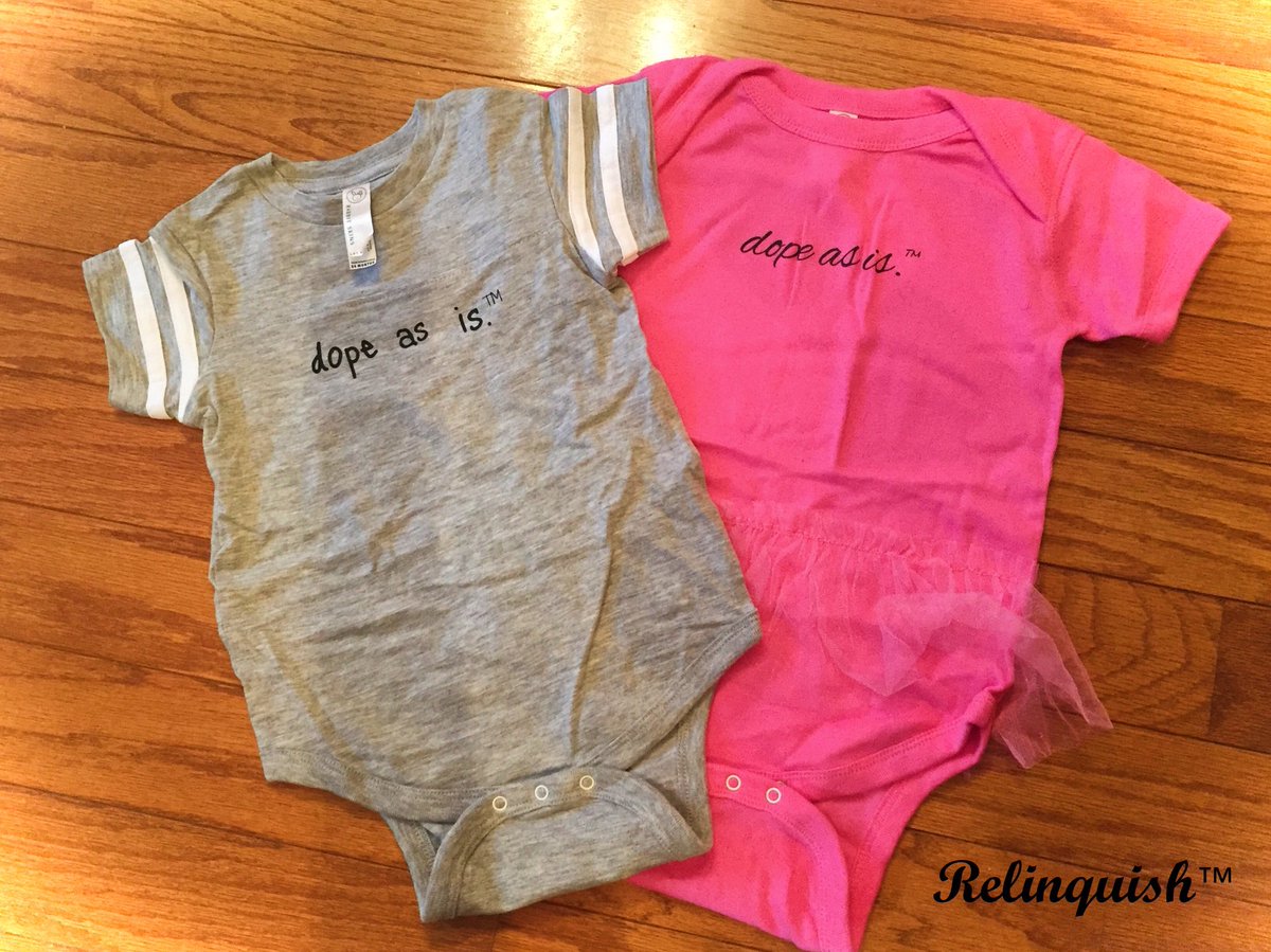 _RELINQUISH_'s tweet photo. Grab your baby loves one of these cute onesies from Relinquish! (Link in bio) #Relinquish #dopeasis #onesie #baby #affirmationapparel https://t.co/Q5NF1dstz0