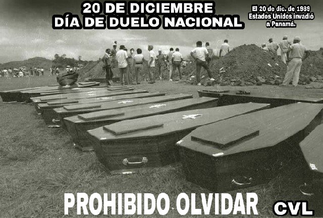mangozurda's tweet photo. Jamás olvidaremos como el ejército de USA invadió y masacro al pueblo panameño , un pueblo que estaba durmiendo y sin armas fue emboscado https://t.co/KQ8FUXBbAU