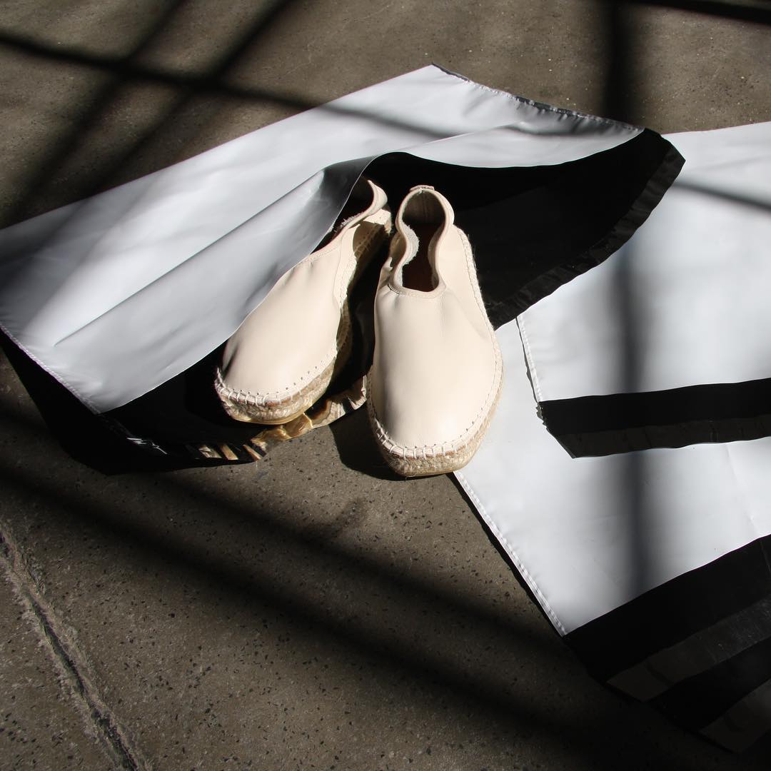 Winter light streaming through the window — A. 005 18 Edvard Leather Glacier. #footwear #fashion #espadrilles