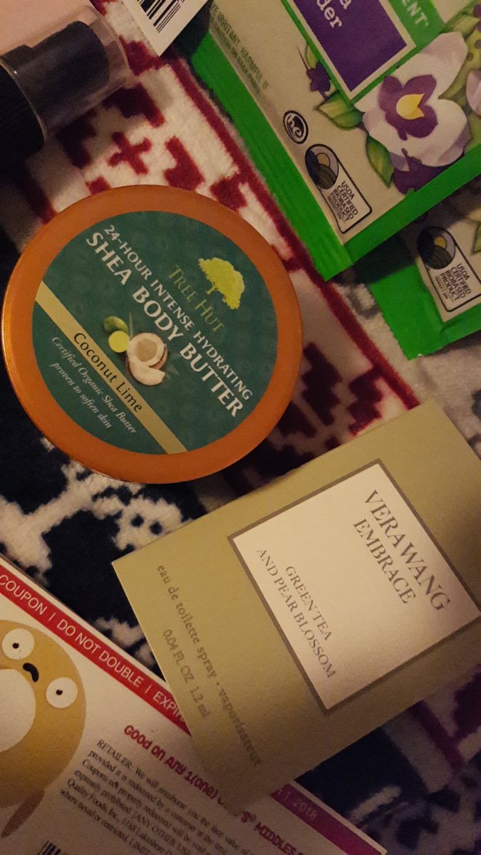bugzma_athome's tweet photo. Worked WONDERS on my son's dry skin! @Tree_Hut @Influenster #ButterUpTreeHut #Complimentary #HarvestVoxBox https://t.co/8Y452dpDi6