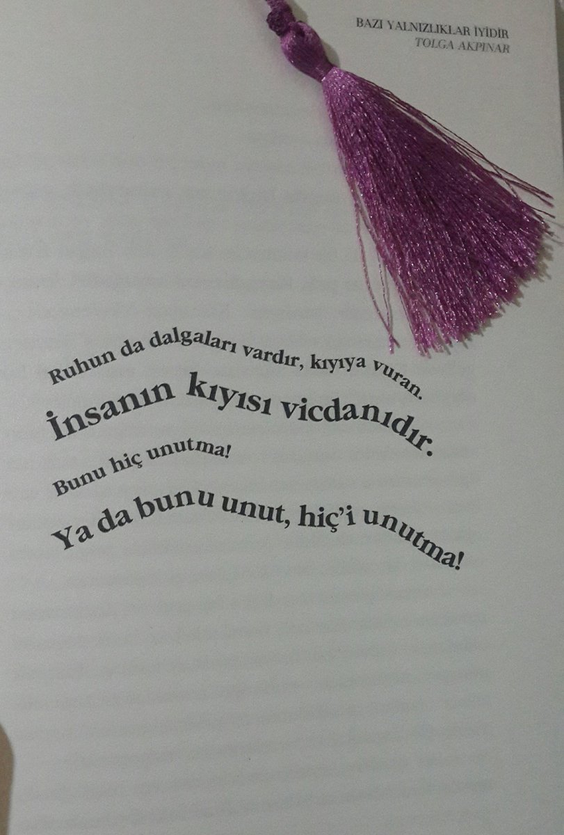 "Ruhunda Dalgaları Vardır,
Kıyıya Vuran
İnsanın Kıyısı Vicdanıdır.."👌
<a href="/tolgaakpinar/">Tolga Akpınar</a> #BazıYalnızlıklarİyidir
