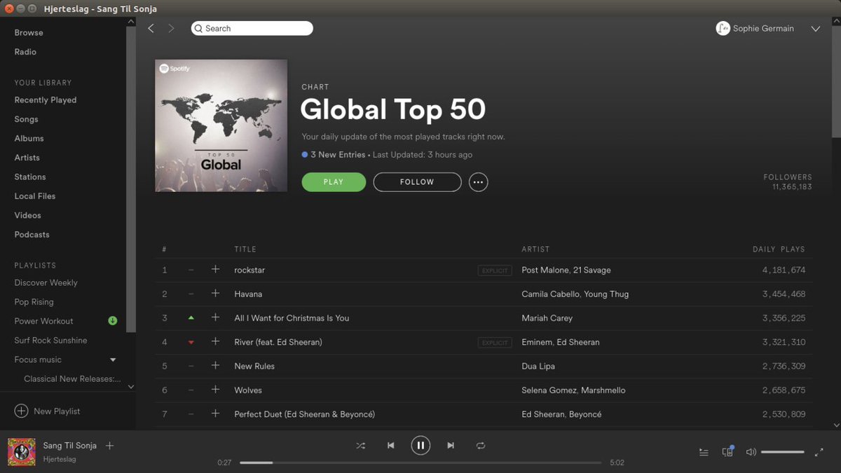 snapcraftio's tweet photo. Music for every moment. @Spotify is the world’s leading music streaming service that gives you access to millions of songs 🎧 🎶 Now available as a snap!

snap install spotify

https://t.co/nXtDZ8DBIv https://t.co/WrwEuMFSGC