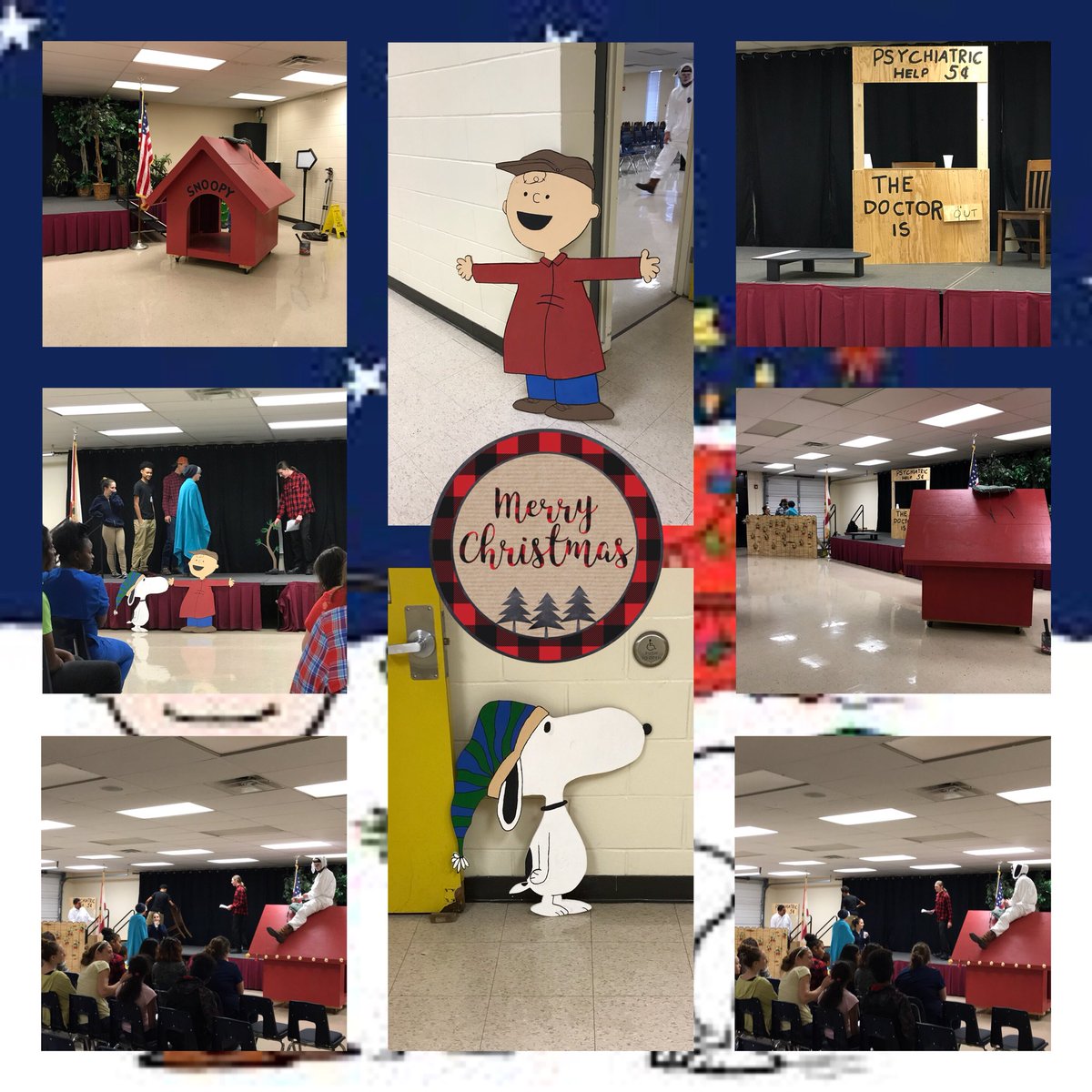 This morning our Building Construction 🔨 class along with our Digital Design 🎥 class put on a production of Charlie Brown’s Christmas for our childcare class. Then Santa 🎅🏼 sent them a great surprise of Milk 🥛 and cookies 🍪.