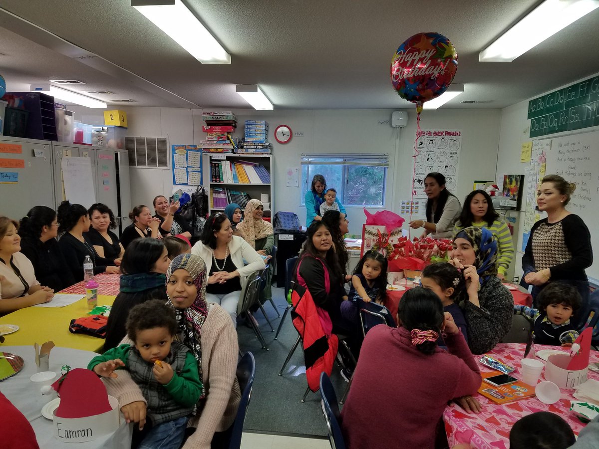 EvenStart_APS's tweet photo. Holiday Joy. Food from around the world. Greatest gift is each other! #evenstart @APSVirginia @ddcoggins @BRC_AP @ddcoggins @APSface @BarbaraKanninen https://t.co/j2lucLZ2zD