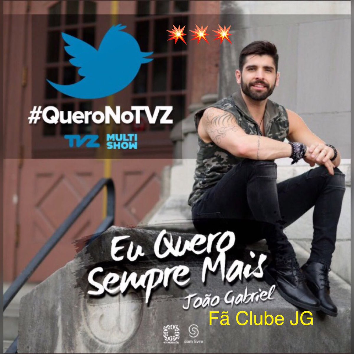 Mariana96978177's tweet photo. #QueroNoTVZ  a música "Eu quero sempre mais" do cantor @SigaJoaoGabriel @DivulgaTVZ  @multishow @faclubejg 2 https://t.co/Xu60Mn0Enj