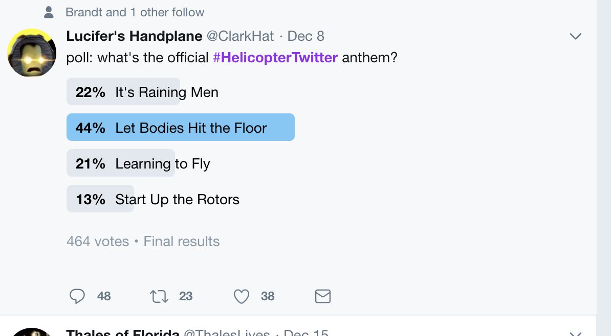 Rightwing Helicoptertwitter Wants To Drop You From A Plane