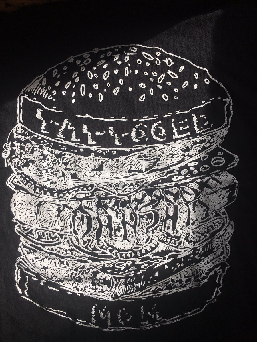 Tmoms's tweet photo. our burger of the month with buffalo sauced pierogi brings @dahsar's burgertacorogi vision one step closer to reality! #nextlevelcomfortfood https://t.co/RyairVmyAL
