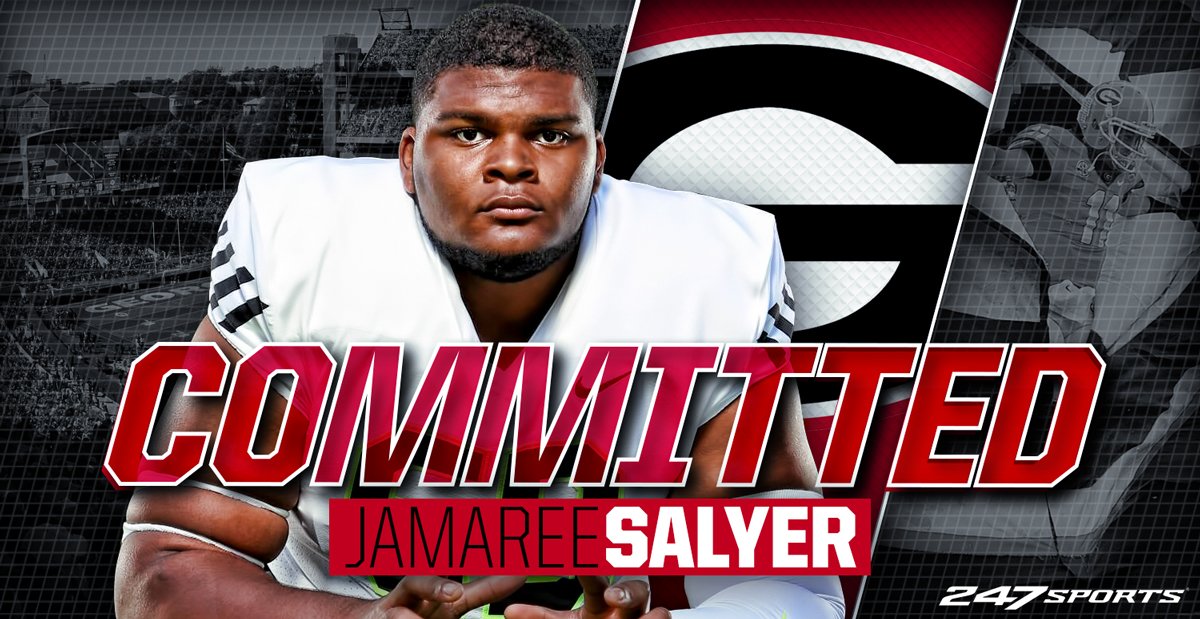 247Sports's tweet image. Jamaree Salyer, the No. 10 player in the 247Sports Composite, is Athens-bound. #EarlySigningPeriod 247sports.com/Player/Jamaree…